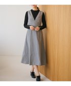 【ミッシュマッシュ/MISCH MASCH】のMM537408 バッククロスストライプジャンスカ 人気、トレンドファッション・服の通販 founy(ファニー) ファッション Fashion レディースファッション Fashion for Women バッグ Bags おすすめ Recommended / Our Picks カットソー Cut and Sewn Top ストライプ Stripe, Striped Pattern ワンポイント One Point, Statement Accent エレガント 上品 Elegant thumbnail グレー|ID: prp329100004815702 ipo3291000000034977911