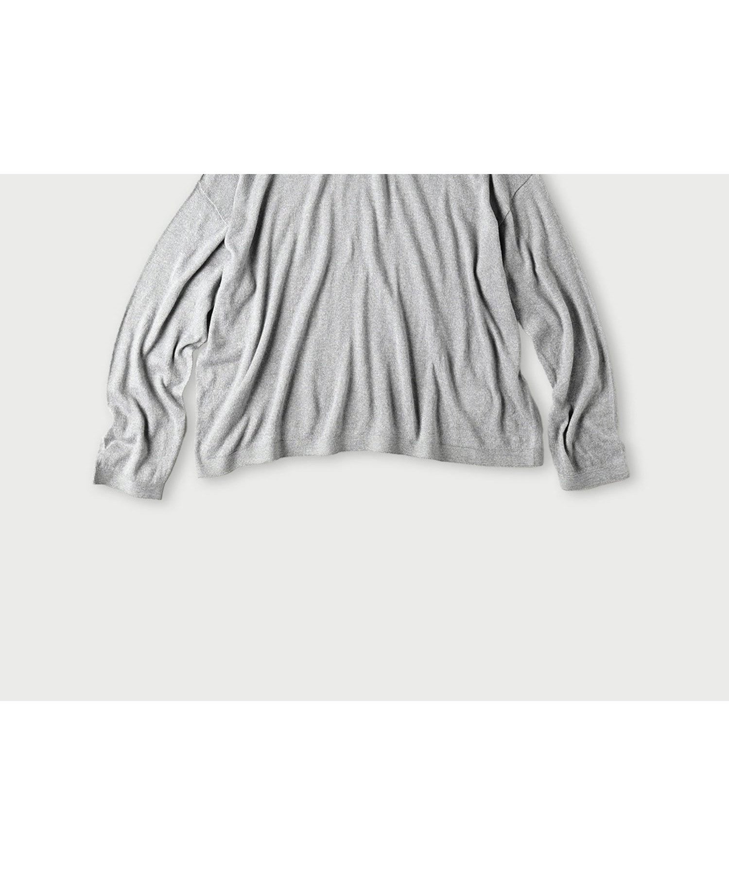 【フォーティファイブ アール/45R】のホール超ガーゼのMタートル インテリア・キッズ・メンズ・レディースファッション・服の通販 founy(ファニー) 　ファッション　Fashion　レディースファッション　Fashion for Women　なめらか　Smooth, Silky Texture　タートル　Turtleneck, Turtle Collar　タートルネック　Turtleneck, High Neck　ニューヨーク　New York, NYC Style　エレガント 上品　Elegant　ライトグレートップ|ID: prp329100004815705 ipo3291000000034977962