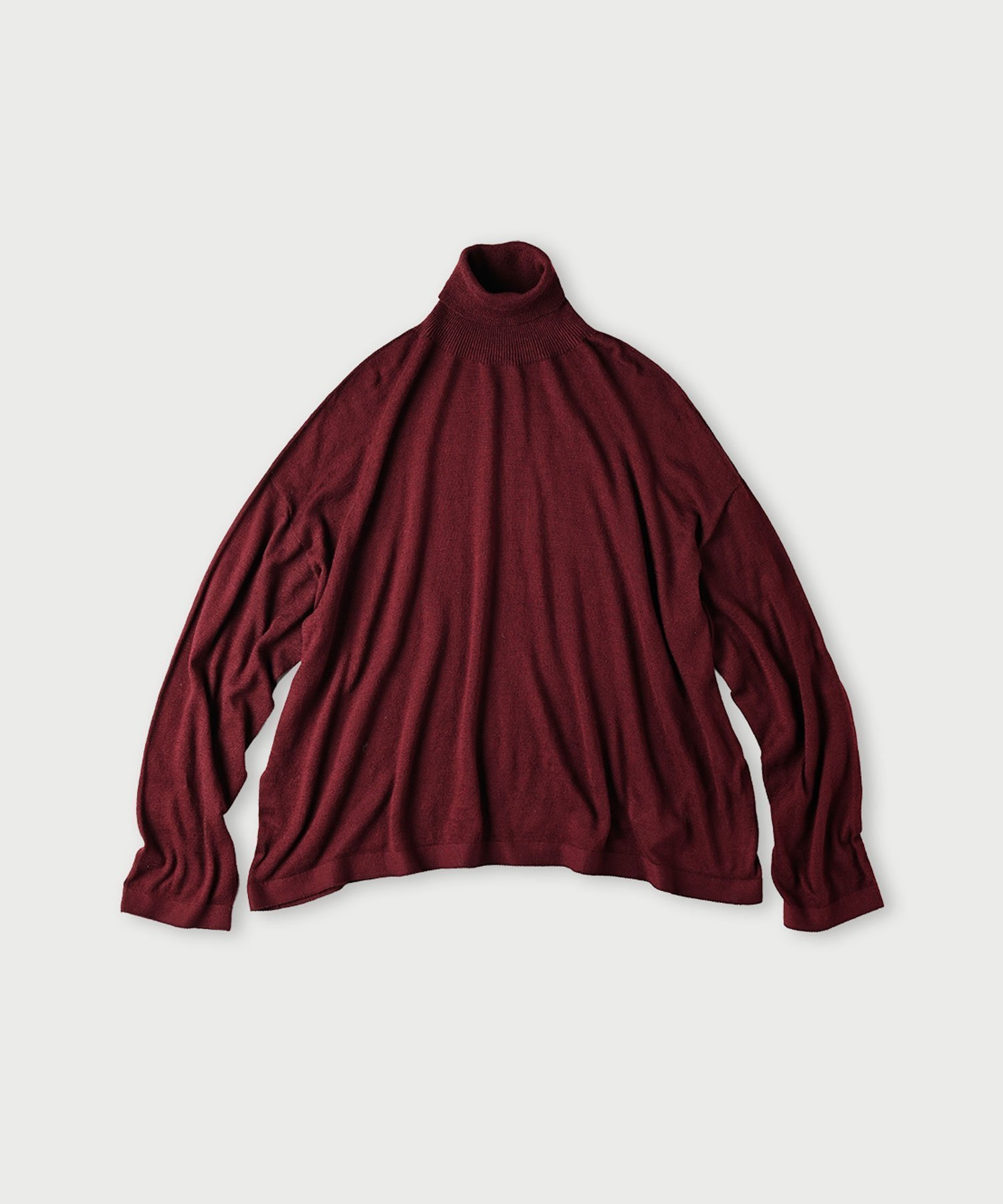【フォーティファイブ アール/45R】のホール超ガーゼのMタートル インテリア・キッズ・メンズ・レディースファッション・服の通販 founy(ファニー) 　ファッション　Fashion　レディースファッション　Fashion for Women　なめらか　Smooth, Silky Texture　タートル　Turtleneck, Turtle Collar　タートルネック　Turtleneck, High Neck　ニューヨーク　New York, NYC Style　エレガント 上品　Elegant　エンジ|ID: prp329100004815705 ipo3291000000034977964
