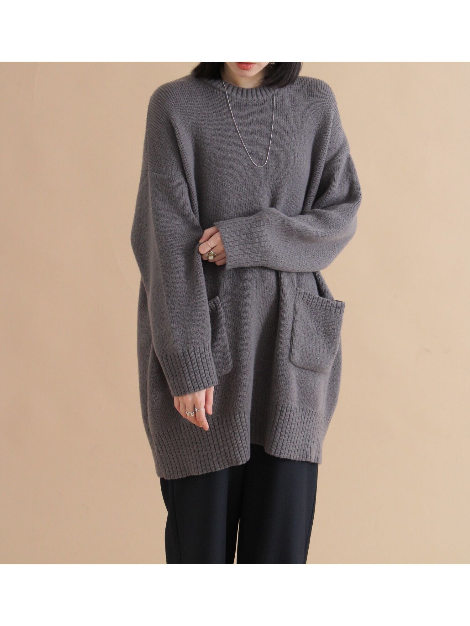 【サマンサモスモス/Samansa Mos2】のモヘヤライクニットチュニックワンピース 人気、トレンドファッション・服の通販 founy(ファニー) 　ファッション　Fashion　レディースファッション　Fashion for Women　ワンピース　Dresses　チュニック　Tunic Tops & Dresses　おすすめ　Recommended / Our Picks　チュニック　Tunic, Long Top　フロント　Front, Front Design　ポケット　Pocket, Pocket Detail　 other-1|ID: prp329100004815730 ipo3291000000034978402