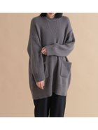 【サマンサモスモス/Samansa Mos2】のモヘヤライクニットチュニックワンピース 人気、トレンドファッション・服の通販 founy(ファニー) ファッション Fashion レディースファッション Fashion for Women ワンピース Dresses チュニック Tunic Tops & Dresses おすすめ Recommended / Our Picks チュニック Tunic, Long Top フロント Front, Front Design ポケット Pocket, Pocket Detail thumbnail チャコールグレー|ID: prp329100004815730 ipo3291000000034978404