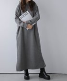 【ラジュール/Lajour】の裏起毛フーディーワンピース 人気、トレンドファッション・服の通販 founy(ファニー) ファッション Fashion レディースファッション Fashion for Women ワンピース Dresses スウェット / スエット Sweatshirt, Sweatwear ストレート Straight, Straight Cut 楽ちん Easy Fit, Comfortable thumbnail チャコールグレー|ID: prp329100004815736 ipo3291000000034978494