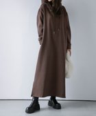 【ラジュール/Lajour】の裏起毛フーディーワンピース 人気、トレンドファッション・服の通販 founy(ファニー) ファッション Fashion レディースファッション Fashion for Women ワンピース Dresses スウェット / スエット Sweatshirt, Sweatwear ストレート Straight, Straight Cut 楽ちん Easy Fit, Comfortable thumbnail ココア|ID: prp329100004815736 ipo3291000000034978495