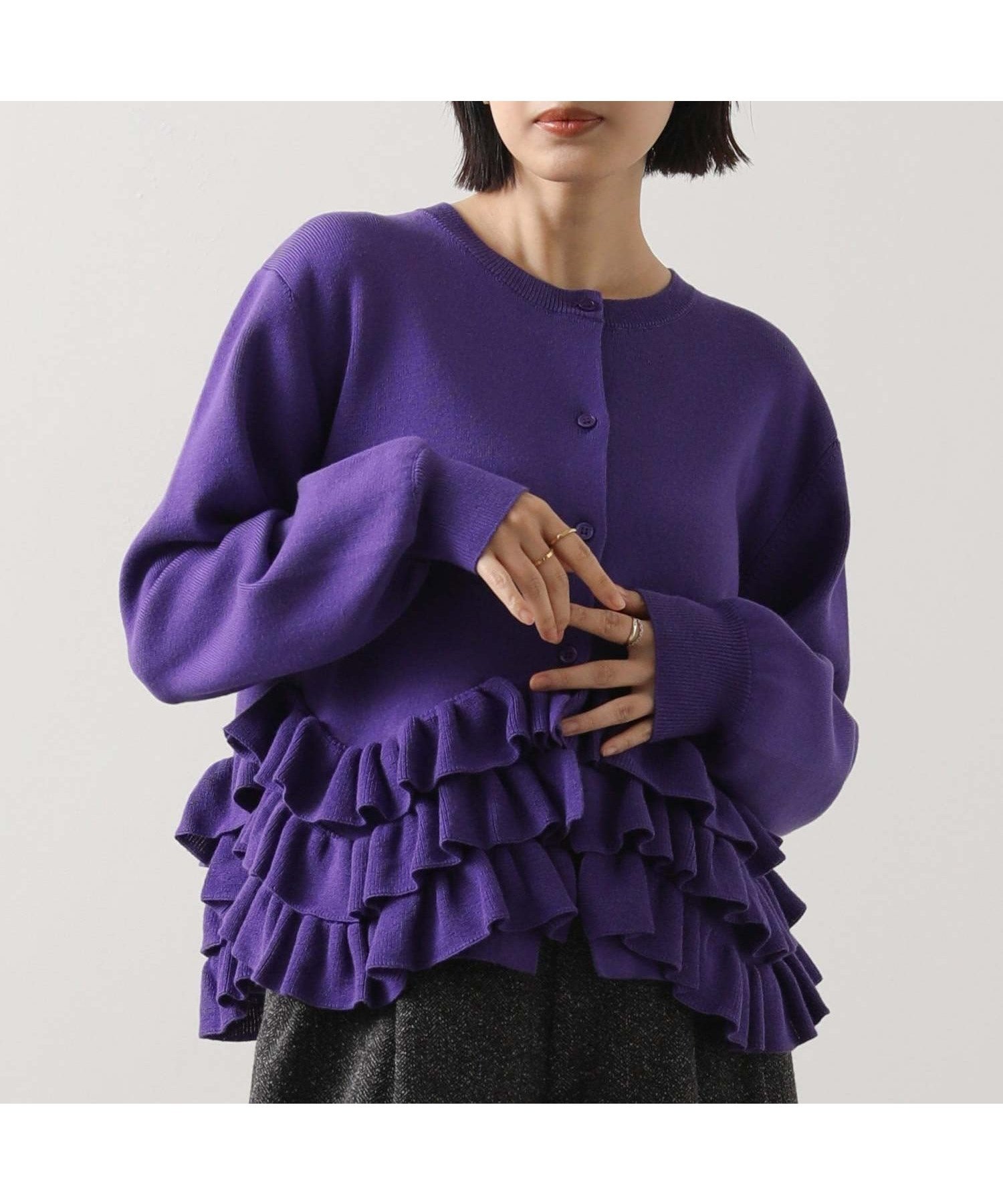 【グレディブリリアン/Gready Brilliant】のGready Brilliant/2_フリルヘム2wayCD インテリア・キッズ・メンズ・レディースファッション・服の通販 founy(ファニー) ファッション Fashion レディースファッション Fashion for Women トップス・カットソー Cut & Sew Tops インナー Innerwear クール Cool, Chic タートル Turtleneck, Turtle Collar ティアード Tiered, Tiered Style デニム Denim, Jeans Material トレンド Trend, Trending Now フリル Frill, Ruffle ボトム Bottoms, Lower Wear リアル Real, Realistic おすすめ Recommended / Our Picks PPL|ID: prp329100004815752 ipo3291000000034978600