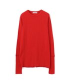 【トゥモローランド/TOMORROWLAND】のウールリブ クルーネックプルオーバー 人気、トレンドファッション・服の通販 founy(ファニー) ファッション Fashion レディースファッション Fashion for Women トップス・カットソー Cut & Sew Tops カジュアルプルオーバー・ニットトップス Pullovers & Knit Tops / Casual Pullovers インナー Innerwear コンパクト Compact, Small Size ジャケット Jacket, Outerwear スリット Slit, Slit Detail 定番 Standard, Basic Item thumbnail 35 レッド|ID: prp329100004815754 ipo3291000000034978623