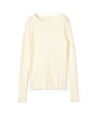 【トゥモローランド/TOMORROWLAND】のウールリブ クルーネックプルオーバー 人気、トレンドファッション・服の通販 founy(ファニー) ファッション Fashion レディースファッション Fashion for Women トップス・カットソー Cut & Sew Tops カジュアルプルオーバー・ニットトップス Pullovers & Knit Tops / Casual Pullovers インナー Innerwear コンパクト Compact, Small Size ジャケット Jacket, Outerwear スリット Slit, Slit Detail 定番 Standard, Basic Item thumbnail 11 ホワイト|ID: prp329100004815754 ipo3291000000034978624