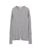 【トゥモローランド/TOMORROWLAND】のウールリブ クルーネックプルオーバー 人気、トレンドファッション・服の通販 founy(ファニー) ファッション Fashion レディースファッション Fashion for Women トップス・カットソー Cut & Sew Tops カジュアルプルオーバー・ニットトップス Pullovers & Knit Tops / Casual Pullovers インナー Innerwear コンパクト Compact, Small Size ジャケット Jacket, Outerwear スリット Slit, Slit Detail 定番 Standard, Basic Item thumbnail 15 グレー|ID: prp329100004815754 ipo3291000000034978625