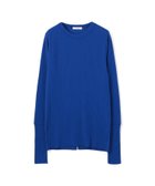 【トゥモローランド/TOMORROWLAND】のウールリブ クルーネックプルオーバー 人気、トレンドファッション・服の通販 founy(ファニー) ファッション Fashion レディースファッション Fashion for Women トップス・カットソー Cut & Sew Tops カジュアルプルオーバー・ニットトップス Pullovers & Knit Tops / Casual Pullovers インナー Innerwear コンパクト Compact, Small Size ジャケット Jacket, Outerwear スリット Slit, Slit Detail 定番 Standard, Basic Item thumbnail 65 ブルー|ID: prp329100004815754 ipo3291000000034978629