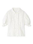 【リリーブラウン/Lily Brown】のフリルレースアップブラウス 人気、トレンドファッション・服の通販 founy(ファニー) 雑誌掲載アイテム Magazine Picks & Fashion Features ファッション雑誌 Fashion Magazines スウィート Sweet ヴィヴィ ViVi ファッション Fashion レディースファッション Fashion for Women トップス・カットソー Cut & Sew Tops シャツ・ブラウス・オフィスカジュアル Elegant Blouses & Button-Ups 9月号 September Issue 切替 Switching, Contrast Panel 10月号 October Issue スマート Smart, Elegant スリーブ Sleeve, Long Sleeve / Short Sleeve 雑誌 Magazine, Fashion Magazine フェミニン Feminine, Girly フリル Frill, Ruffle フロント Front, Front Design レース Lace, Lace Fabric thumbnail WHT[001]|ID: prp329100004815768 ipo3291000000034978796