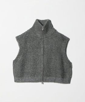 【ビューティ&ユース ユナイテッドアローズ/BEAUTY&YOUTH / UNITED ARROWS】のNICE WEATHER フロントジップ ニットベスト 人気、トレンドファッション・服の通販 founy(ファニー) ファッション Fashion レディースファッション Fashion for Women アウター Coat / Outerwear Collection トップス・カットソー Cut & Sew Tops ニット Knit Tops & Sweaters ベスト&ジレ / 重ね着スタイル Vests & Gilets アクリル Acrylic Material ショート Short, Short Length スタンド Stand Collar, Upright Stand ベスト Vest, Waistcoat ミックス Mix, Mixed Style |ID:prp329100004815770