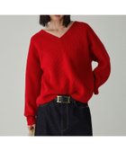 【バビロン/BABYLONE / KIDS】のアゼニュアンスVネックプルオーバー レッド30|ID: prp329100004815771 ipo3291000000034978824