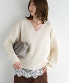 【バビロン/BABYLONE / KIDS】のアゼニュアンスVネックプルオーバー オフホワイト11|ID: prp329100004815771 ipo3291000000034978825