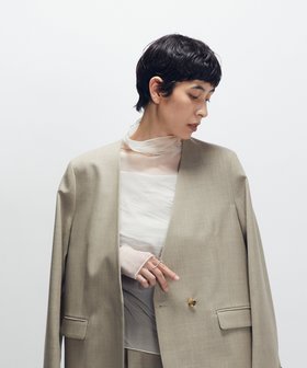 【プルミエ アロンディスモン/1er Arrondissement / MEN】のシアーハイネックカットソー 人気、トレンドファッション・服の通販 founy(ファニー) ファッション Fashion メンズファッション Fashion for Men トップス・カットソー Cut & Sew Tops 再入荷 Restock / Back in Stock 春 Spring 秋 Autumn A/W・秋冬 Autumn/Winter |ID:prp329100004815790