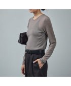 【サロン アダム エ ロペ/SALON adam et rope'】のテンセルカシミヤシルクシアーロンT 人気、トレンドファッション・服の通販 founy(ファニー) ファッション Fashion レディースファッション Fashion for Women トップス・カットソー Cut & Sew Tops ロングTシャツ・Tシャツ Longline T-Shirts & Tees インナー Innerwear カットソー Cut and Sewn Top カーディガン Cardigan, Knitwear キャミソール Camisole, Spaghetti Strap Top シルク Silk, 100% Silk シンプル Simple, Minimal ジャケット Jacket, Outerwear ストレッチ Stretch, Stretchy Fabric デニム Denim, Jeans Material なめらか Smooth, Silky Texture ベーシック Basic, Essential ボトム Bottoms, Lower Wear ラグジュアリー Luxury, Elegant ワイド Wide, Wide Fit エレガント 上品 Elegant thumbnail ブラウン系(23)|ID: prp329100004816255 ipo3291000000034982762