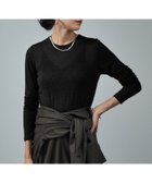 【サロン アダム エ ロペ/SALON adam et rope'】のテンセルカシミヤシルクシアーロンT 人気、トレンドファッション・服の通販 founy(ファニー) ファッション Fashion レディースファッション Fashion for Women トップス・カットソー Cut & Sew Tops ロングTシャツ・Tシャツ Longline T-Shirts & Tees インナー Innerwear カットソー Cut and Sewn Top カーディガン Cardigan, Knitwear キャミソール Camisole, Spaghetti Strap Top シルク Silk, 100% Silk シンプル Simple, Minimal ジャケット Jacket, Outerwear ストレッチ Stretch, Stretchy Fabric デニム Denim, Jeans Material なめらか Smooth, Silky Texture ベーシック Basic, Essential ボトム Bottoms, Lower Wear ラグジュアリー Luxury, Elegant ワイド Wide, Wide Fit エレガント 上品 Elegant thumbnail ブラック(01)|ID: prp329100004816255 ipo3291000000034982763