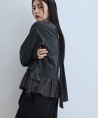 【アダム エ ロペ/ADAM ET ROPE'】の【WEB限定】2WAYバックリボントップス 人気、トレンドファッション・服の通販 founy(ファニー) ファッション Fashion レディースファッション Fashion for Women トップス・カットソー Cut & Sew Tops ウォッシャブル Machine Washable カッティング Cutting Detail カットソー Cut and Sewn Top デニム Denim, Jeans Material ドッキング Docking, Mixed Material ハーフ Half, Half-Length フェミニン Feminine, Girly ラッフル Ruffle, Frill ランダム Random, Irregular リボン Ribbon, Bow A/W・秋冬 Autumn/Winter おすすめ Recommended / Our Picks エレガント 上品 Elegant 2026年 2026 thumbnail チャコール(06)|ID: prp329100004816262 ipo3291000000034982852