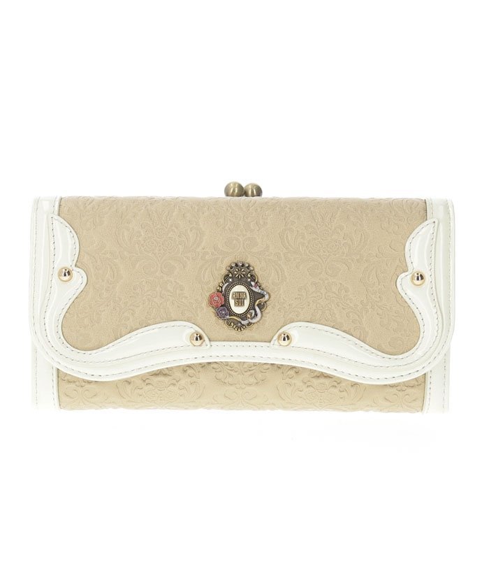 【クイーポ/KUIPO】のセルパン 口金長財布 レッド インテリア・キッズ・メンズ・レディースファッション・服の通販 founy(ファニー) 　ファッション　Fashion　レディースファッション　Fashion for Women　ミニ財布・二つ折り財布　Wallets & Card Cases　アンティーク　Antique-Inspired　エナメル　Patent Leather　ジュエリー　Jewelry, Accessories　ブローチ　Brooch, Pin Brooch　モチーフ　Motif, Design Theme　人気　Popular, Best Seller　財布　Wallet, Purse　ゴールド|ID: prp329100004816265 ipo3291000000034982860