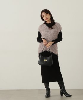 【プロポーション ボディドレッシング/PROPORTION BODY DRESSING】のリボンヤーンベストセットアップ 人気、トレンドファッション・服の通販 founy(ファニー) ファッション Fashion レディースファッション Fashion for Women アウター Coat / Outerwear Collection トップス・カットソー Cut & Sew Tops ベスト&ジレ / 重ね着スタイル Vests & Gilets スリット Slit, Slit Detail ベスト Vest, Waistcoat |ID:prp329100004816274