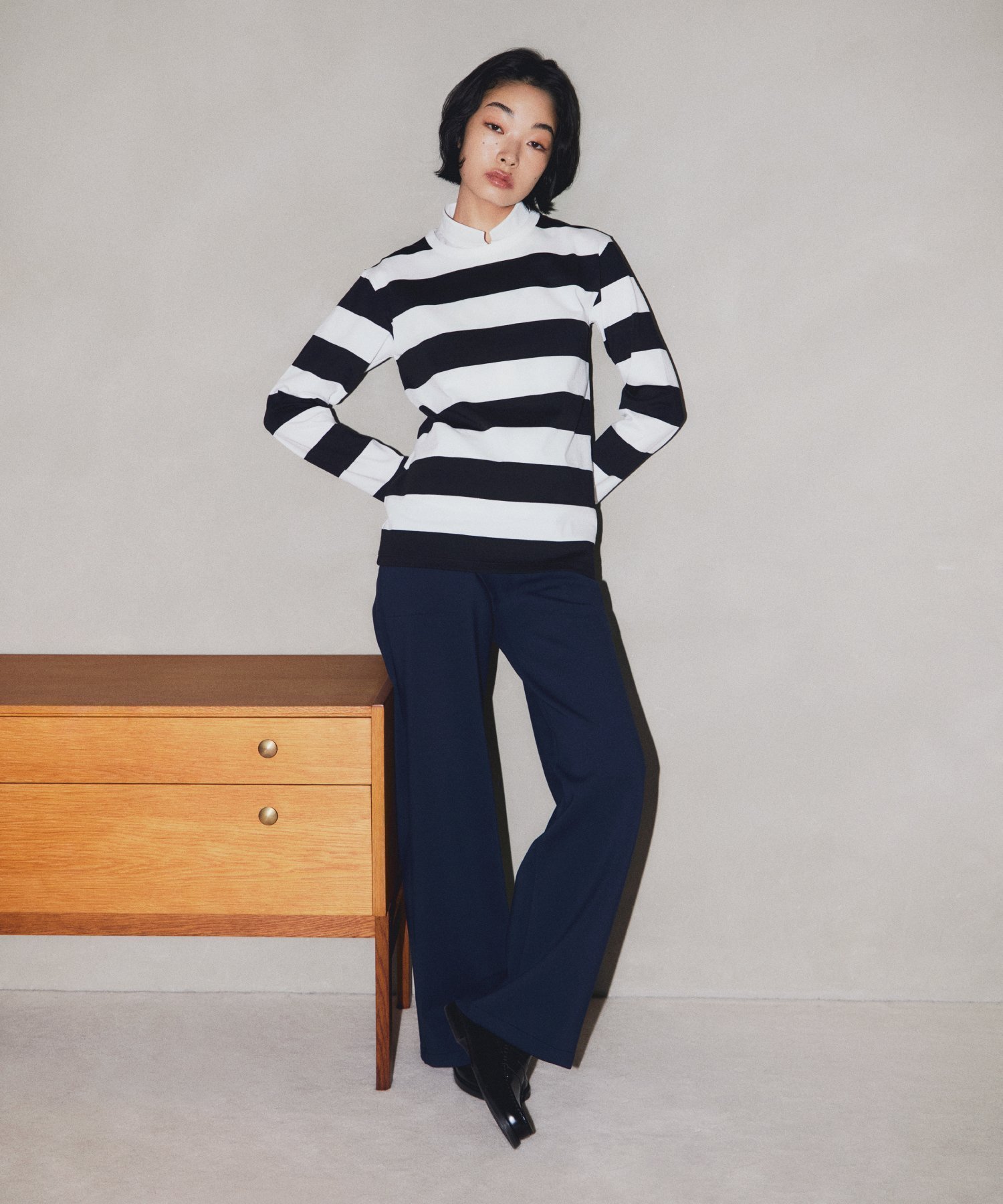 【アニエスベー ファム/agnes b. FEMME】の太ボーダー コットン 長袖Tシャツ Cool 人気、トレンドファッション・服の通販 founy(ファニー) 　ファッション　Fashion　レディースファッション　Fashion for Women　トップス・カットソー　Cut & Sew Tops　シャツ・ブラウス・オフィスカジュアル　Elegant Blouses & Button-Ups　ロングTシャツ・Tシャツ　Longline T-Shirts & Tees　コレクション　Collection, Seasonal Line　ボーダー　Border, Stripe　半袖　Short Sleeve, Half Sleeve　定番　Standard, Basic Item　長袖　Long Sleeve, Full Sleeve　 other-1|ID: prp329100004816280 ipo3291000000034982949