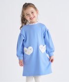 【エフオー オンラインストア/F.O.Online Store / KIDS】の裏シャギーハートポケットワンピース 人気、トレンドファッション・服の通販 founy(ファニー) ファッション Fashion キッズファッション Fashion for Kids ワンピース Dresses thumbnail サックス|ID: prp329100004816299 ipo3291000000034983130
