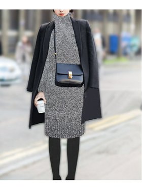 【アミュレット/Amulet】の【Amulet】タートルネックニットワンピース 人気、トレンドファッション・服の通販 founy(ファニー) ファッション Fashion レディースファッション Fashion for Women ワンピース Dresses ニットワンピース Knit Dresses シンプル Simple, Minimal タートルネック Turtleneck, High Neck 楽ちん Easy Fit, Comfortable |ID:prp329100004816303