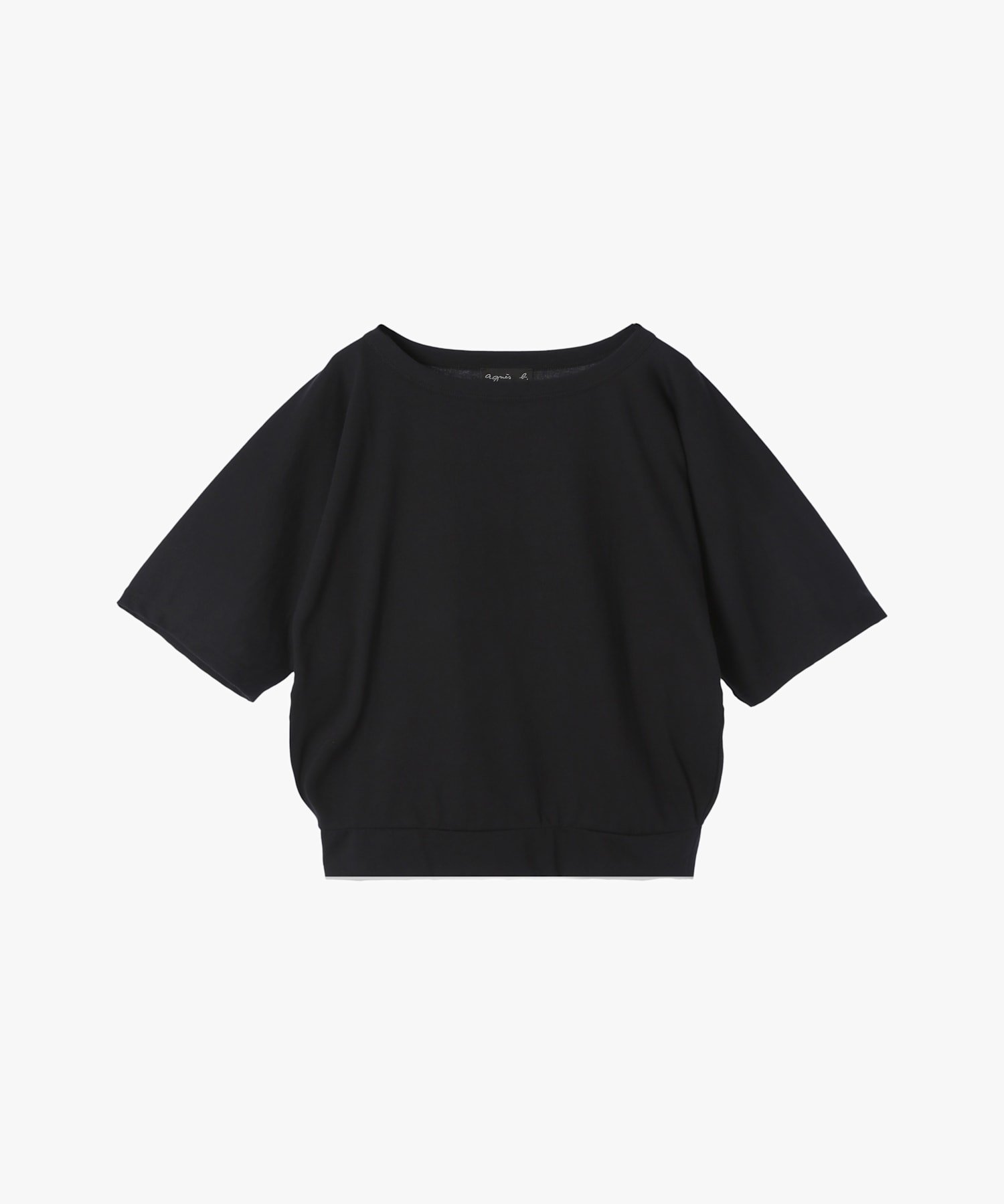 【アニエスベー ファム/agnes b. FEMME】のコットン 五分袖 Tシャツ Davida インテリア・キッズ・メンズ・レディースファッション・服の通販 founy(ファニー) 　ファッション　Fashion　レディースファッション　Fashion for Women　トップス・カットソー　Cut & Sew Tops　シャツ・ブラウス・オフィスカジュアル　Elegant Blouses & Button-Ups　ロングTシャツ・Tシャツ　Longline T-Shirts & Tees　シンプル　Simple, Minimal　リラックス　Relax, Relaxed Fit　無地　Plain, Solid Color　ブルー系|ID: prp329100004816306 ipo3291000000034983208