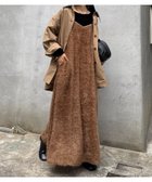 【チャオパニックティピー/CIAOPANIC TYPY】のサテンパイピングフェザー2WAYキャミワンピ ブラウン|ID: prp329100004816310 ipo3291000000035178680