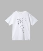 【アニエスベー ファム/agnes b. FEMME】のAGNES MSG Tシャツ (WHAT ) ホワイト|ID: prp329100004816324 ipo3291000000034983354