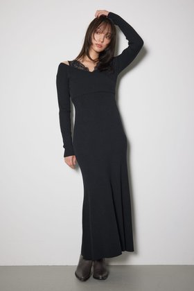 【リエンダ/rienda】のレースドッキングワンピース 人気、トレンドファッション・服の通販 founy(ファニー) ファッション Fashion レディースファッション Fashion for Women ワンピース Dresses ダウン Down, Puffer デコルテ Décolleté, Neckline トレンド Trend, Trending Now フィット Fit, Slim Fit ブルゾン Blouson, Bomber Jacket マーメイド Mermaid, Fishtail Silhouette レース Lace, Lace Fabric エレガント 上品 Elegant 今季 This Season, Current Season 再入荷 Restock / Back in Stock |ID:prp329100004816326