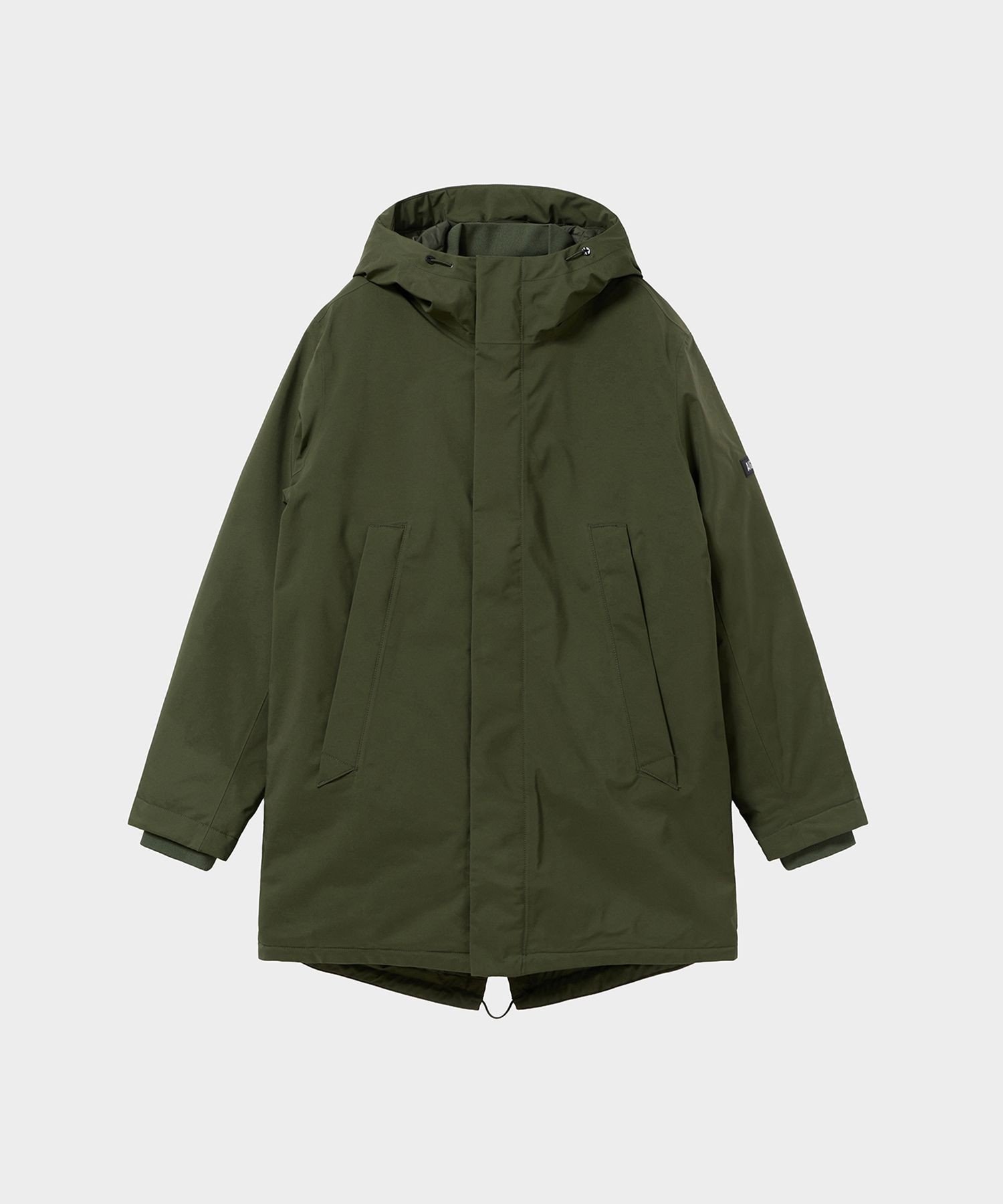【エーグル/AIGLE / MEN】のGORE-TEX ゴアテックス 防風 防水 透湿 2レイヤー フィッシュテール グレーダックダウンジャケット RP 人気、トレンドファッション・服の通販 founy(ファニー) 　ファッション　Fashion　メンズファッション　Fashion for Men　ドローコード　Drawcord, Drawstring Cord　フロント　Front, Front Design　 other-1|ID: prp329100004816356 ipo3291000000034983703