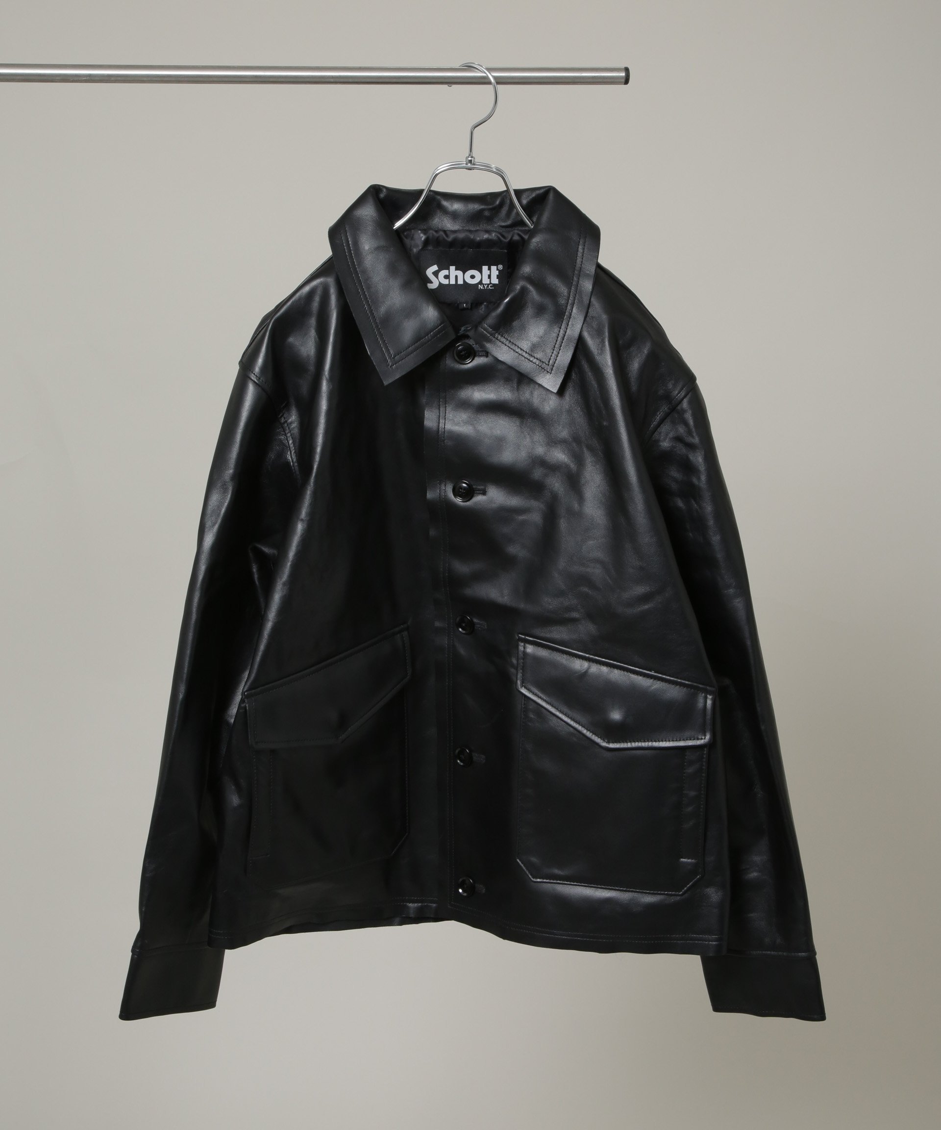 【ナノ ユニバース/nano universe / MEN】のSchott/別注 LEATHER JACKET 人気、トレンドファッション・服の通販 founy(ファニー) 　ファッション　Fashion　メンズファッション　Fashion for Men　シンプル　Simple, Minimal　ジャケット　Jacket, Outerwear　スラックス　Slacks, Dress Pants　タオル　Towel, Bath Towel　タートルネック　Turtleneck, High Neck　ニューヨーク　New York, NYC Style　パッチ　Patch, Appliqué　フロント　Front, Front Design　ポケット　Pocket, Pocket Detail　別注　Limited Edition, Custom Order　ライダース　Riders　ライダースジャケット　Riders, Biker Jacket　2025年　2025　2025-2026秋冬・A/W　Autumn/Winter 2025–26 AW25–26　 other-1|ID: prp329100004816362 ipo3291000000034983740