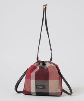 【ブルーレーベル クレストブリッジ/BLUE LABEL CRESTBRIDGE】のクレストブリッジチェックキャンバス巾着ショルダー 人気、トレンドファッション・服の通販 founy(ファニー) ファッション Fashion レディースファッション Fashion for Women コンパクト Compact, Small Size ショルダー Shoulder, Shoulder Strap スクエア Square, Square Shape 巾着 Drawstring Bag, Kinchaku 財布 Wallet, Purse |ID:prp329100004816369