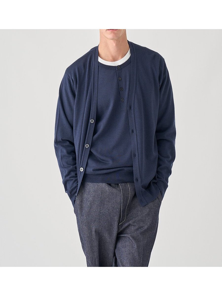 【ジョンスメドレー/JOHN SMEDLEY / MEN】の30G MODERN FIT 人気、トレンドファッション・服の通販 founy(ファニー) 　ファッション　Fashion　メンズファッション　Fashion for Men　おすすめ　Recommended / Our Picks　アンサンブル　Ensemble Set　カーディガン　Cardigan, Knitwear　バランス　Balance, Style Balance　フィット　Fit, Slim Fit　モダン　Modern, Contemporary　エレガント 上品　Elegant　定番　Standard, Basic Item　A/W・秋冬　Autumn/Winter　長袖　Long Sleeve, Full Sleeve　 other-1|ID: prp329100004816448 ipo3291000000034984315