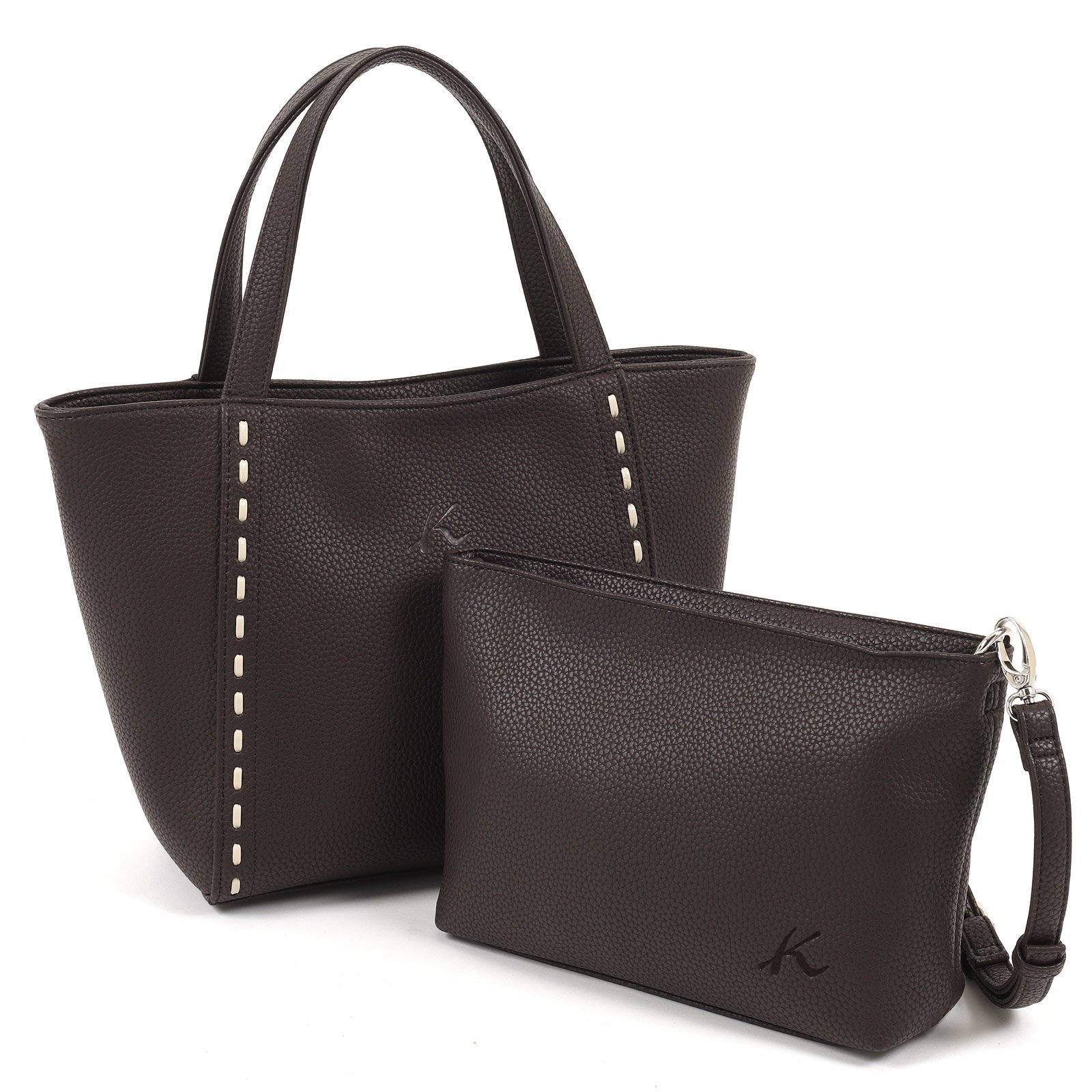 【キタムラ/Kitamura】のハンドバッグ Z-0628 インテリア・キッズ・メンズ・レディースファッション・服の通販 founy(ファニー) 　ファッション　Fashion　レディースファッション　Fashion for Women　インナー　Innerwear　ハンド　Hand, Handmade　ポケット　Pocket, Pocket Detail　ポーチ　Pouch, Small Case　マグネット　Magnet, Magnetic Closure　軽量　Lightweight, Ultra Light　チョコ/サンドベージュ62521|ID: prp329100004816463 ipo3291000000034984442