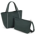 【キタムラ/Kitamura】のハンドバッグ Z-0628 人気、トレンドファッション・服の通販 founy(ファニー) ファッション Fashion レディースファッション Fashion for Women インナー Innerwear ハンド Hand, Handmade ポケット Pocket, Pocket Detail ポーチ Pouch, Small Case マグネット Magnet, Magnetic Closure 軽量 Lightweight, Ultra Light thumbnail ダークグリーン/ホワイト32901|ID: prp329100004816463 ipo3291000000034984447