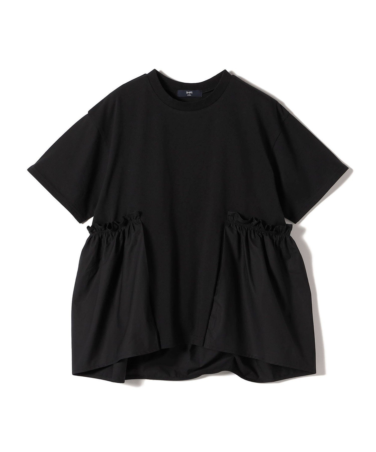 【シップス フォー ウィメン/SHIPS】のSHIPS Colors 手洗い可能 ドッキング ペプラム ショートスリーブ トップス インテリア・キッズ・メンズ・レディースファッション・服の通販 founy(ファニー) ファッション Fashion レディースファッション Fashion for Women トップス・カットソー Cut & Sew Tops カットソー Cut and Sewn Top 今季 This Season, Current Season ショート Short, Short Length スリーブ Sleeve, Long Sleeve / Short Sleeve ドッキング Docking, Mixed Material バランス Balance, Style Balance ペプラム Peplum, Flared Hem ボトム Bottoms, Lower Wear メンズ Men's, Menswear アウトレット Outlet / Clearance ビジネス 仕事 通勤 Business / Work / Commuting 2025年 2025 2025春夏・S/S Spring/Summer 2025 SS25 ダークグレー|ID: prp329100004816480 ipo3291000000034984614