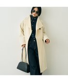 【ルージュヴィフラクレ/Rouge vif la cle】の【一部店舗限定】ショートビーバーニュアンスカラーコート 人気、トレンドファッション・服の通販 founy(ファニー) ファッション Fashion レディースファッション Fashion for Women アウター Coat / Outerwear Collection コート・ロングコート・ピーコート Long Coats, Peacoats & More フェミニン Feminine, Girly エレガント 上品 Elegant 冬 Winter / This Winter thumbnail オフホワイト|ID: prp329100004816482 ipo3291000000034984648