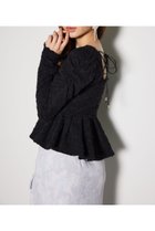 【リエンダ/rienda】のカットレースペプラムトップス 人気、トレンドファッション・服の通販 founy(ファニー) ファッション Fashion レディースファッション Fashion for Women トップス・カットソー Cut & Sew Tops ギャザー Gathered, Ruffled スパンコール Sequins, Sequin Embellishment タイトスカート Pencil Skirt, Tight Skirt デニム Denim, Jeans Material フェミニン Feminine, Girly フリル Frill, Ruffle ペプラム Peplum, Flared Hem リラックス Relax, Relaxed Fit 再入荷 Restock / Back in Stock thumbnail BLK|ID: prp329100004816484 ipo3291000000034984661