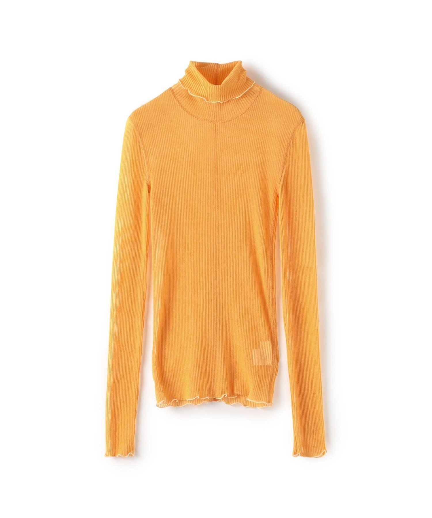 【トゥモローランド/TOMORROWLAND】のドライリブ タートルネックプルオーバー インテリア・キッズ・メンズ・レディースファッション・服の通販 founy(ファニー) 　ファッション　Fashion　レディースファッション　Fashion for Women　トップス・カットソー　Cut & Sew Tops　カジュアルプルオーバー・ニットトップス　Pullovers & Knit Tops / Casual Pullovers　タートルネック・ハイネックトップス　Turtlenecks & High-Neck Tops　おすすめ　Recommended / Our Picks　インナー　Innerwear　タートルネック　Turtleneck, High Neck　フィット　Fit, Slim Fit　25 オレンジ|ID: prp329100004816489 ipo3291000000034984708