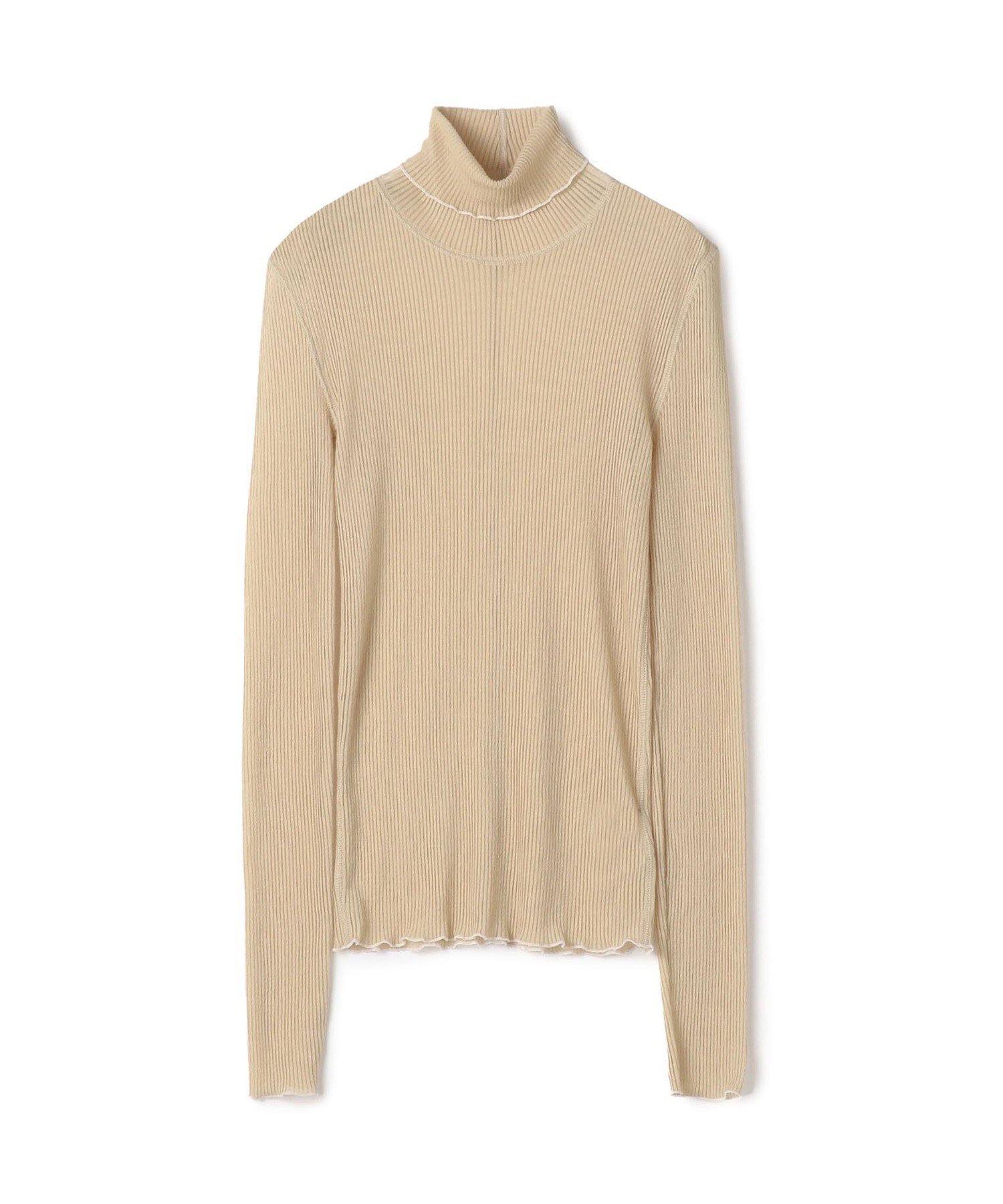 【トゥモローランド/TOMORROWLAND】のドライリブ タートルネックプルオーバー インテリア・キッズ・メンズ・レディースファッション・服の通販 founy(ファニー) 　ファッション　Fashion　レディースファッション　Fashion for Women　トップス・カットソー　Cut & Sew Tops　カジュアルプルオーバー・ニットトップス　Pullovers & Knit Tops / Casual Pullovers　タートルネック・ハイネックトップス　Turtlenecks & High-Neck Tops　おすすめ　Recommended / Our Picks　インナー　Innerwear　タートルネック　Turtleneck, High Neck　フィット　Fit, Slim Fit　41 ライトベージュ|ID: prp329100004816489 ipo3291000000034984711