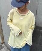 【チャオパニックティピー/CIAOPANIC TYPY】のH.Sネーム付きシアースラブロンTEE 人気、トレンドファッション・服の通販 founy(ファニー) ファッション Fashion レディースファッション Fashion for Women トップス・カットソー Cut & Sew Tops ロングTシャツ・Tシャツ Longline T-Shirts & Tees カーゴパンツ Cargo Pants, Utility Pants ガーリー Girly, Feminine Style シアー Sheer, See-Through シンプル Simple, Minimal センター Center, Center Line デニム Denim, Jeans Material トレンド Trend, Trending Now ネイル Nail, Nail Art バランス Balance, Style Balance フレア Flare, Flared おすすめ Recommended / Our Picks thumbnail イエロー|ID: prp329100004816495 ipo3291000000034984758