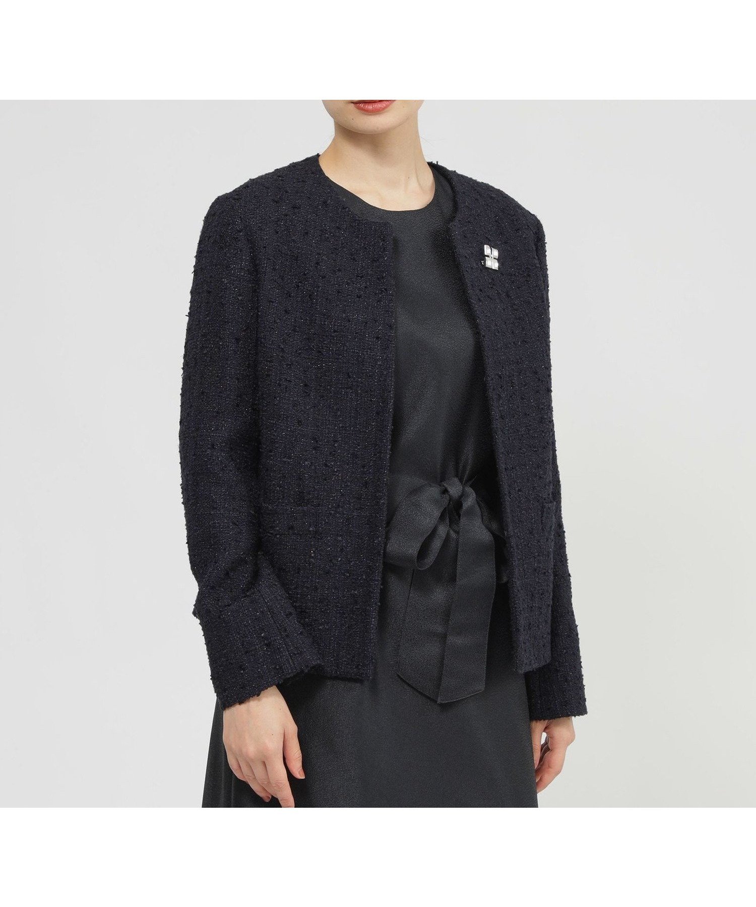 【ポール スチュアート/Paul Stuart】のラメツイード ジャケット 人気、トレンドファッション・服の通販 founy(ファニー) 　ファッション　Fashion　レディースファッション　Fashion for Women　アウター　Coat / Outerwear Collection　レディースジャケット・軽アウター　Jackets　アクセサリー　Fashion Accessories　エレガント 上品　Elegant　オケージョン　Occasion Wear　カットソー　Cut and Sewn Top　ジャカード／ジャガード　Jacquard, Woven Pattern　ジャケット　Jacket, Outerwear　ツイード　Twill, Twill Weave　ネックレス　Necklace, Pendant Necklace　パール　Pearl, Pearl Accent　プリーツ　Pleats, Pleated　ワイド　Wide, Wide Fit　 other-1|ID: prp329100004816501 ipo3291000000034984808