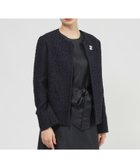 【ポール スチュアート/Paul Stuart】のラメツイード ジャケット 人気、トレンドファッション・服の通販 founy(ファニー) ファッション Fashion レディースファッション Fashion for Women アウター Coat / Outerwear Collection レディースジャケット・軽アウター Jackets アクセサリー Fashion Accessories エレガント 上品 Elegant オケージョン Occasion Wear カットソー Cut and Sewn Top ジャカード／ジャガード Jacquard, Woven Pattern ジャケット Jacket, Outerwear ツイード Twill, Twill Weave ネックレス Necklace, Pendant Necklace パール Pearl, Pearl Accent プリーツ Pleats, Pleated ワイド Wide, Wide Fit thumbnail ネイビー|ID: prp329100004816501 ipo3291000000034984809