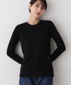 【デッサン/Dessin】の【吸湿発熱/抗菌防臭】ジンジャー混クルーネックプルオーバー 人気、トレンドファッション・服の通販 founy(ファニー) ファッション Fashion レディースファッション Fashion for Women トップス・カットソー Cut & Sew Tops カジュアルプルオーバー・ニットトップス Pullovers & Knit Tops / Casual Pullovers インナー Innerwear スマート Smart, Elegant テレコ Ribbed, Rib Stitch 抗菌 Antibacterial, Bacteria-Resistant 羽織 Haori, Light Jacket thumbnail ブラック|ID: prp329100004816508 ipo3291000000034984879