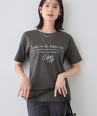 【インディヴィ/INDIVI】の【UVケア/選べるデザイン】フォト ロゴ プリントTシャツ 人気、トレンドファッション・服の通販 founy(ファニー) ファッション Fashion レディースファッション Fashion for Women トップス・カットソー Cut & Sew Tops シャツ・ブラウス・オフィスカジュアル Elegant Blouses & Button-Ups ロングTシャツ・Tシャツ Longline T-Shirts & Tees グラフィック Graphic, Graphic Design コンパクト Compact, Small Size ジャケット Jacket, Outerwear ストライプ Stripe, Striped Pattern スマート Smart, Elegant プリント Print, Printed Pattern ベーシック Basic, Essential thumbnail チャコールグレー|ID: prp329100004816516 ipo3291000000034984941