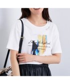【インディヴィ/INDIVI】の【UVケア/選べるデザイン】フォト ロゴ プリントTシャツ 人気、トレンドファッション・服の通販 founy(ファニー) ファッション Fashion レディースファッション Fashion for Women トップス・カットソー Cut & Sew Tops シャツ・ブラウス・オフィスカジュアル Elegant Blouses & Button-Ups ロングTシャツ・Tシャツ Longline T-Shirts & Tees グラフィック Graphic, Graphic Design コンパクト Compact, Small Size ジャケット Jacket, Outerwear ストライプ Stripe, Striped Pattern スマート Smart, Elegant プリント Print, Printed Pattern ベーシック Basic, Essential thumbnail ホワイト|ID: prp329100004816516 ipo3291000000034984944