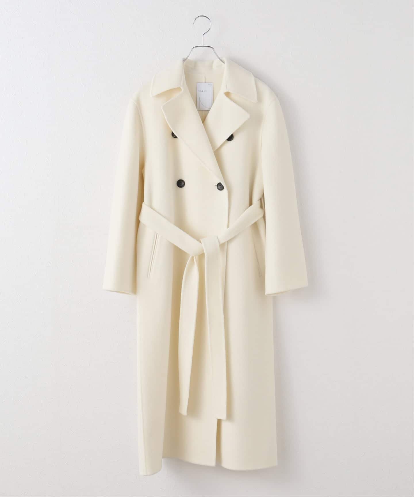 【ノーブル / スピック&スパン/NOBLE / Spick & Span】のダブルビーバーリバートレンチコート 人気、トレンドファッション・服の通販 founy(ファニー) 　ファッション　Fashion　レディースファッション　Fashion for Women　アウター　Coat / Outerwear Collection　コート・ロングコート・ピーコート　Long Coats, Peacoats & More　トレンチコート / 春秋の定番アウター　Trench Coats　ロング　Long, Long-Length　防寒　Cold Protection, Winter-Ready　 other-1|ID: prp329100004816517 ipo3291000000034984940