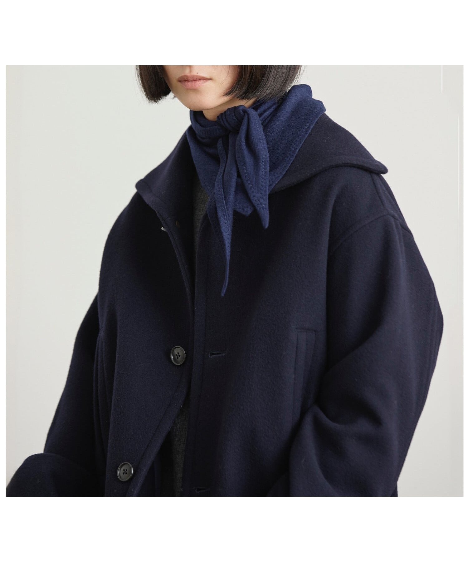 【ビショップ/Bshop】のウールメルトン セーラージャケット WOMEN インテリア・キッズ・メンズ・レディースファッション・服の通販 founy(ファニー) 　ファッション　Fashion　レディースファッション　Fashion for Women　アウター　Coat / Outerwear Collection　レディースジャケット・軽アウター　Jackets　ショルダー　Shoulder, Shoulder Strap　ジャケット　Jacket, Outerwear　テーラード　Tailored, Tailored Fit　トレンド　Trend, Trending Now　ドロップ　Drop Shoulder, Dropped Style　フロント　Front, Front Design　ボックス　Boxy, Box Shape　ポケット　Pocket, Pocket Detail　ミリタリー　Military, Army Style　メルトン　Melton, Heavy Wool　ワイド　Wide, Wide Fit　NAVY|ID: prp329100004816520 ipo3291000000034984977