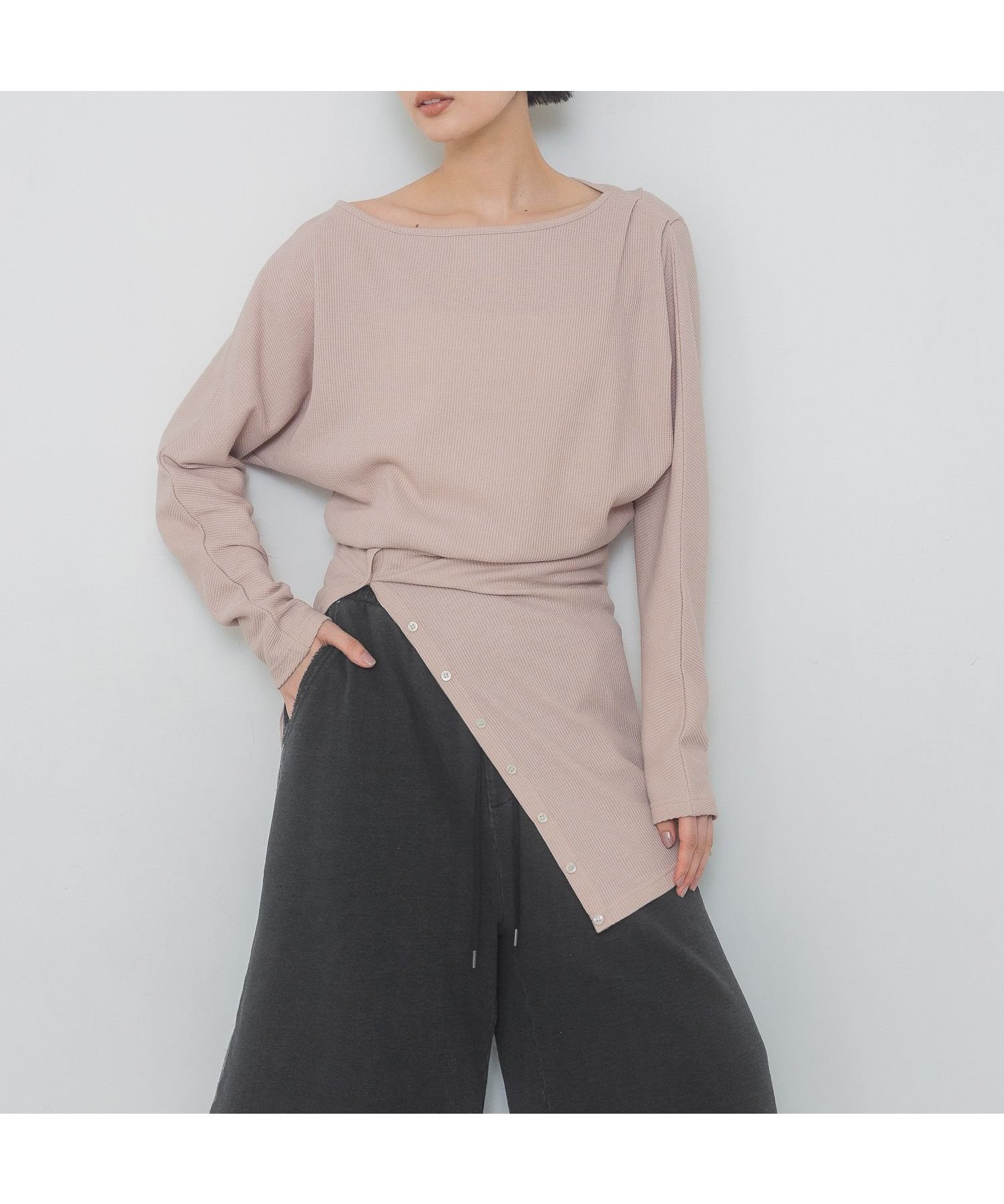 【ジーナシス/JEANASiS】のワッフルボートネックビスチェ2P インテリア・キッズ・メンズ・レディースファッション・服の通販 founy(ファニー) 　ファッション　Fashion　レディースファッション　Fashion for Women　トップス・カットソー　Cut & Sew Tops　ビスチェ　Bustiers & Corset Tops / Layered Bustier Style　おすすめ　Recommended / Our Picks　インナー　Innerwear　ショルダー　Shoulder, Shoulder Strap　タンク　Tank Top, Sleeveless Top　ビスチェ　Bustier, Corset Top　フィット　Fit, Slim Fit　ボトム　Bottoms, Lower Wear　ワイド　Wide, Wide Fit　ワッフル　Waffle, Waffle Knit　ピンク系その他|ID: prp329100004816528 ipo3291000000034985059