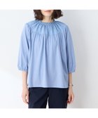 【デコイ/DECOY Since1981】のシャーリング襟ドッキングプルオーバー 人気、トレンドファッション・服の通販 founy(ファニー) ファッション Fashion レディースファッション Fashion for Women トップス・カットソー Cut & Sew Tops カジュアルプルオーバー・ニットトップス Pullovers & Knit Tops / Casual Pullovers シャーリング Shirring, Ruched ドッキング Docking, Mixed Material ヨーク Yoke, Yoke Design thumbnail ブルー|ID: prp329100004816539 ipo3291000000034985198